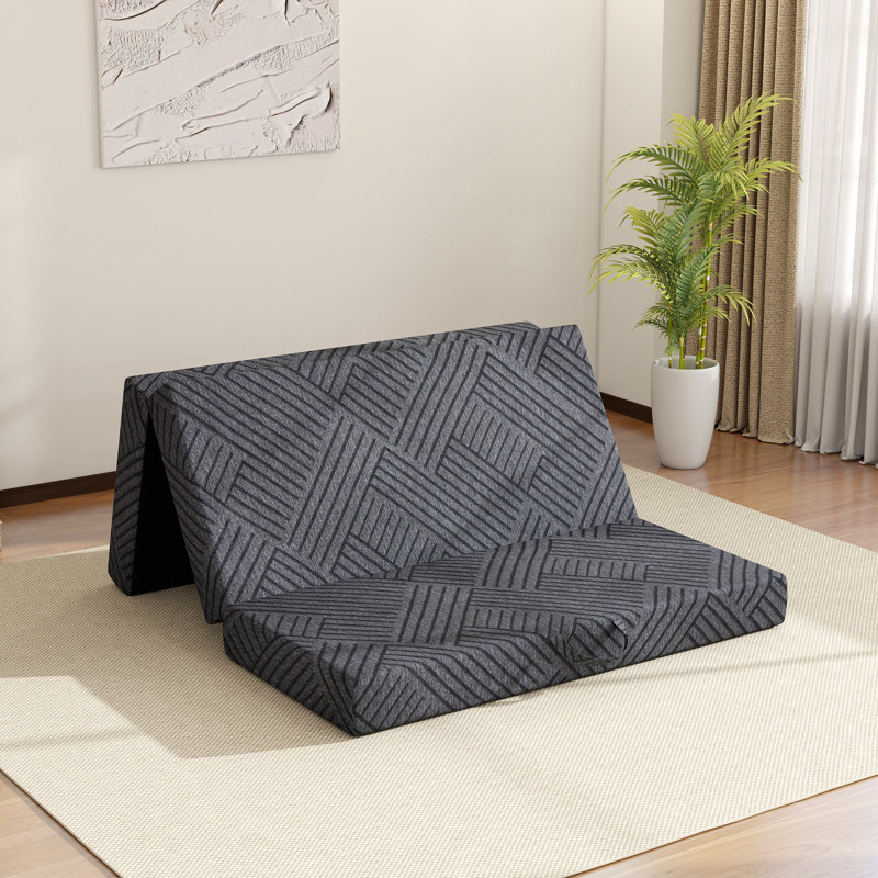Matelas en mousse à mémoire de forme pliable de 6 po dans une boîte Driffield, Simple