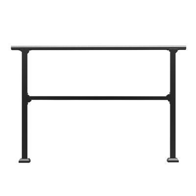 4-5 Handrails For Outdoor For Seniors Porch Deck Black Square Tube Steel