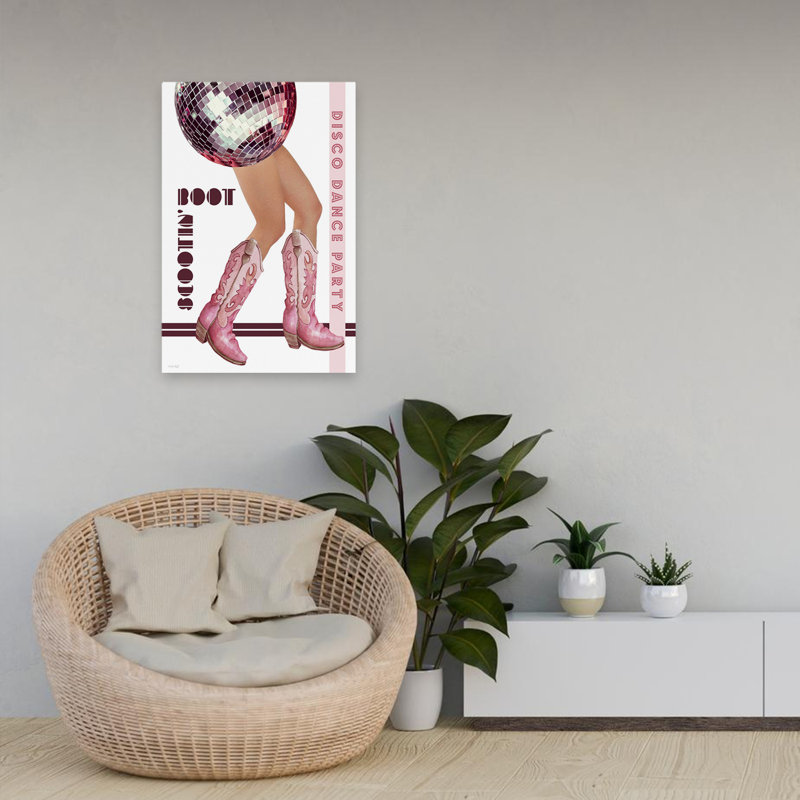 Botte Scootin 'Disco Dance - Botte contemporaine Scootin Disco Dance, H 24 po x l 16 po