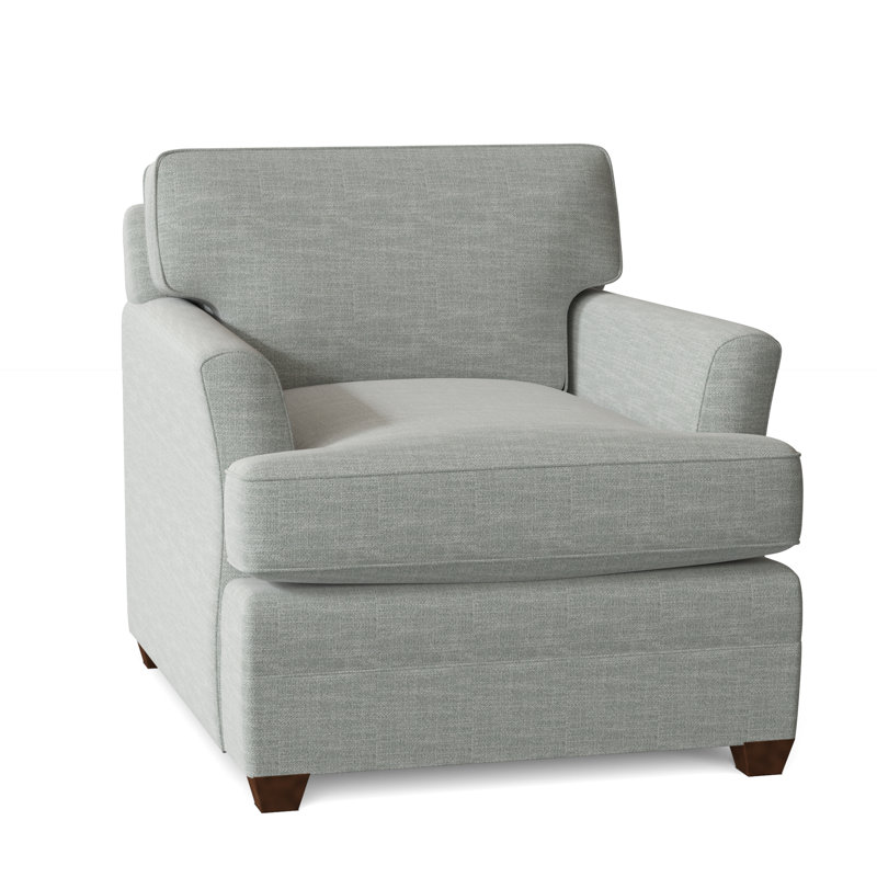Harriss Upholstered Armchair, Conversation Capri Basketweave