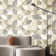 Stratum Geometrico Design Metallic Texture 33' L x 42" W Wallpaper Roll