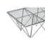 Allure Silver Base Glass Coffee Table