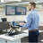 Adjustable Height Steel Standing Desk Converter