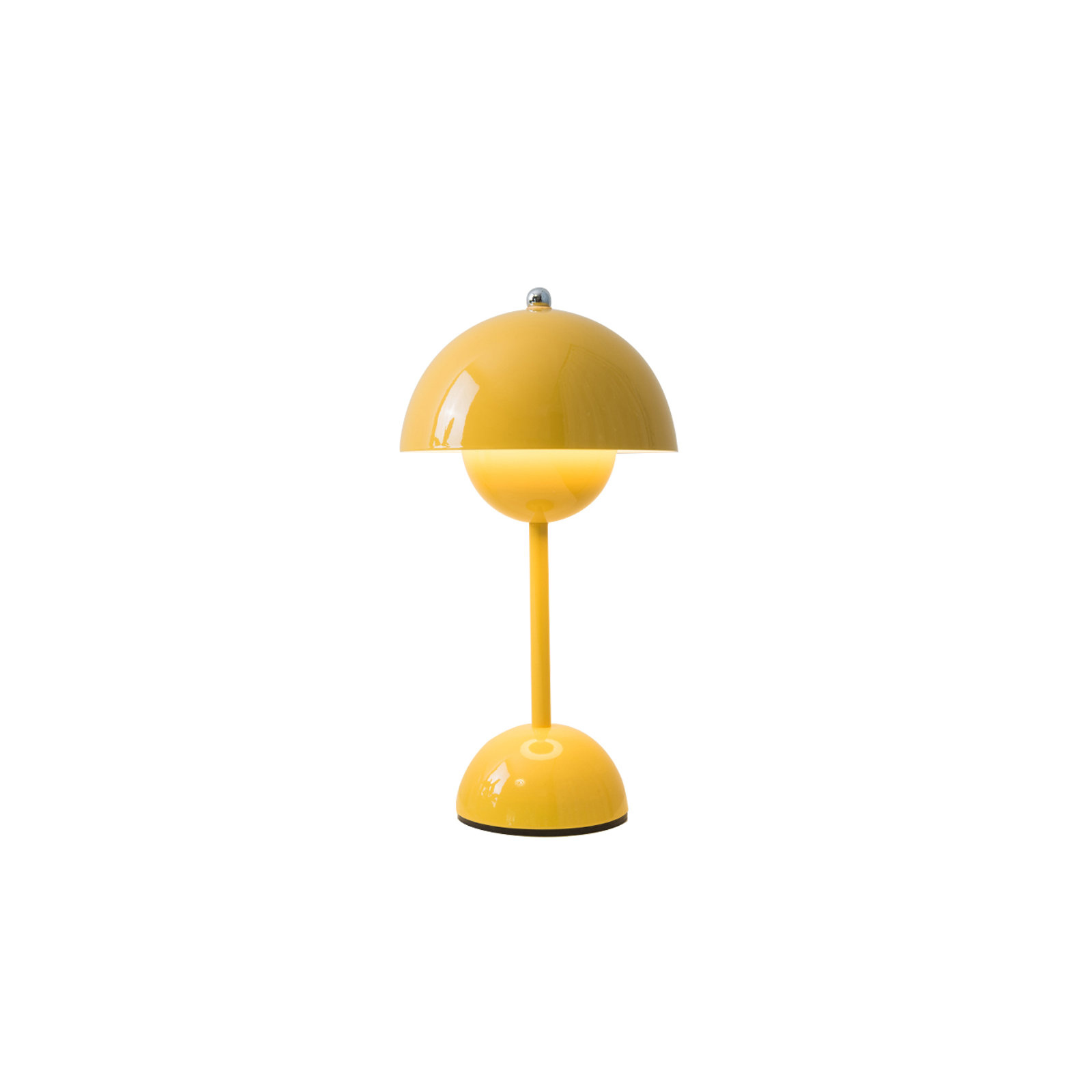 Brunilde Adjustable Metal Table Lamp, Yellow, Yellow