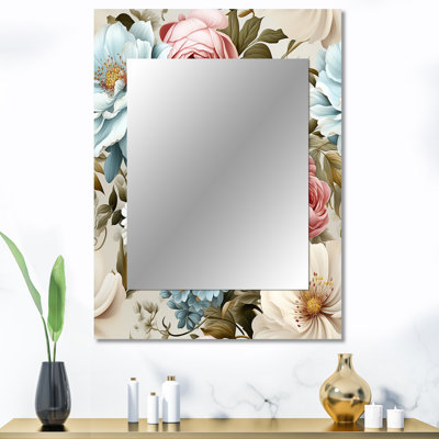 Chillcott, pastels décoratifs Boho - miroir mural décoratif floral