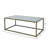 Christian Iron Coffee Table, Gold
