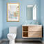 Scène de salle de bain avec baignoire et miroir Bath & Laundry-121371103-121371105-121371106