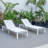 Marlin Modern Aluminum Outdoor Reclining Chaise Lounge - Weather-Resistant Sling Patio Chair for Poolside & Sunbathing-2070308402-2070308408