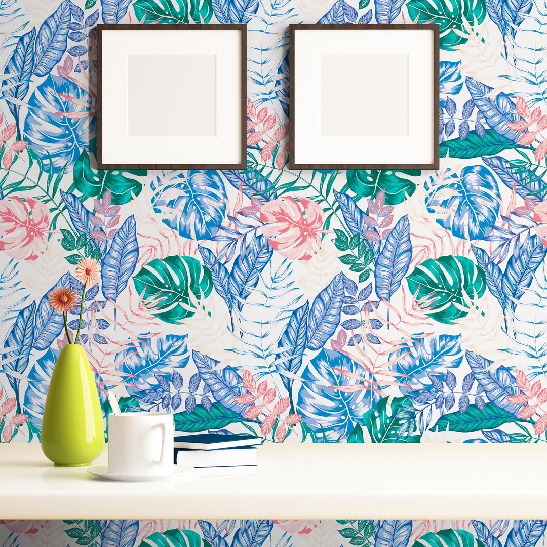 Marquez Peel & Stick Floral Tile Bay Isle Home™