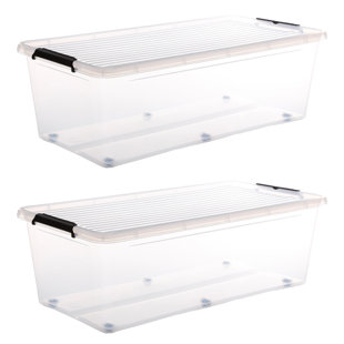 5five Plastic Decorative Bin (Set of 2)