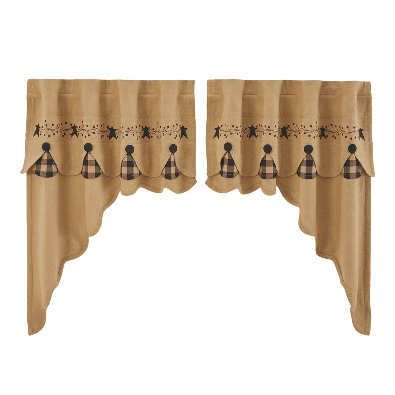 Leedom Cotton Swag Window Valance
