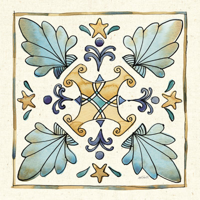 " Coastal Breeze Tile III " by Anne Tavoletti