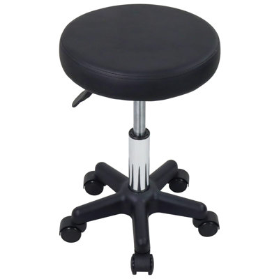 Round Rolling Stool Chair by Latitude Run