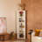 5 Triangle Sided White Bookshelf For Study And Kitchen With Structure Office Adjustable Storage