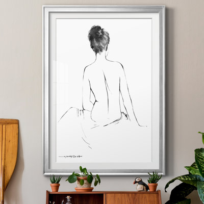 " Sketchy Silhouette I " Painting Print