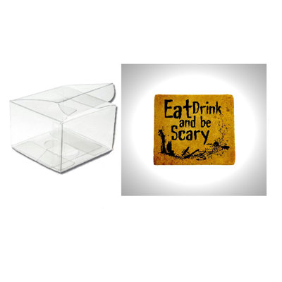Stoneware Square 3 Piece Coaster Set