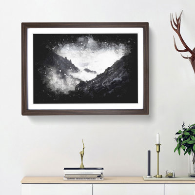 Misty Tatra Mountains in Slovakia - Picture Frame Painting Print