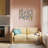 36" W Modern Metal Wall Decor, Abstract Geometric Accent Wall Art
