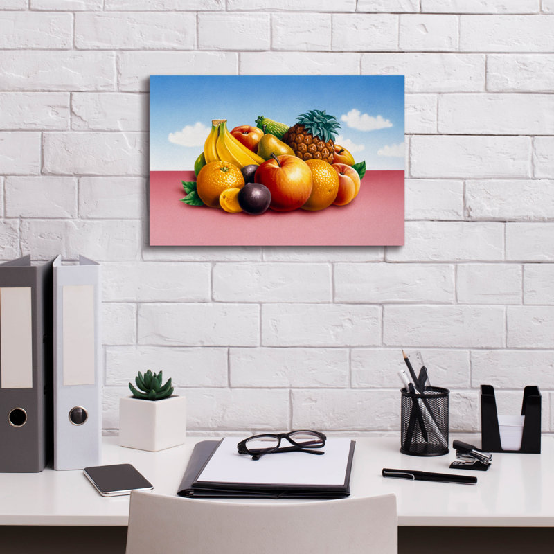 Art épique «Fruit 2» par Harro Maass, L 18 po x H 12 po x P 0,75 po