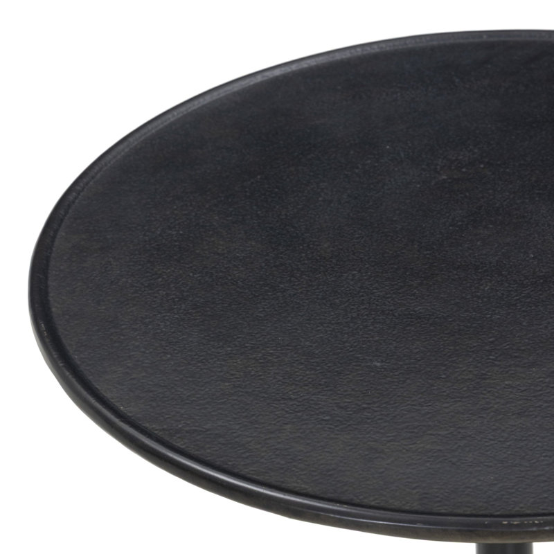 Marlow End Table, Black Antique