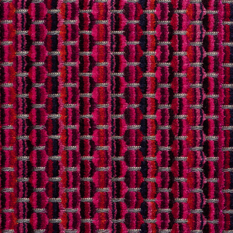 Tissu en velours Downtown, Grenat