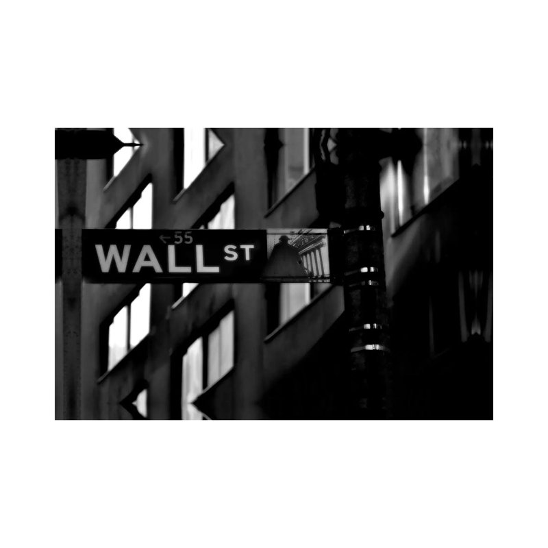 Wall Street Sign - Wrapped Canvas Print, 66.04 cm H x 45.72 cm W x 3.175 cm D