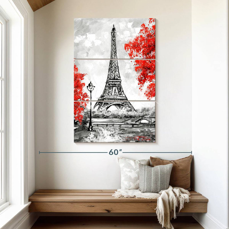 Tour Eiffel Nicci Paris, H 50 po x l 32 po