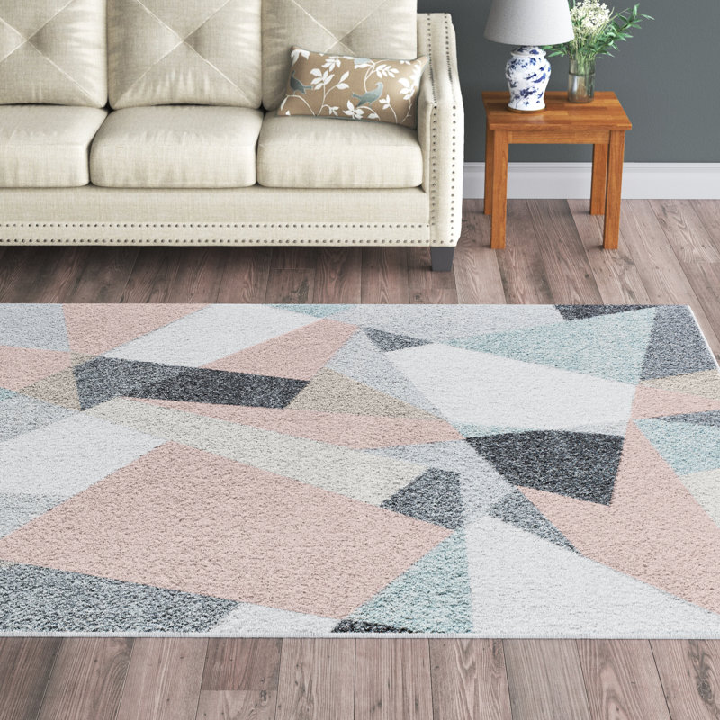Tapis contemporain Miko Milkshake, Rectangle 9 pi x 12 pi