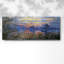 «Sunset on the seine» par Monet, reproduction sur toile-1364520841
