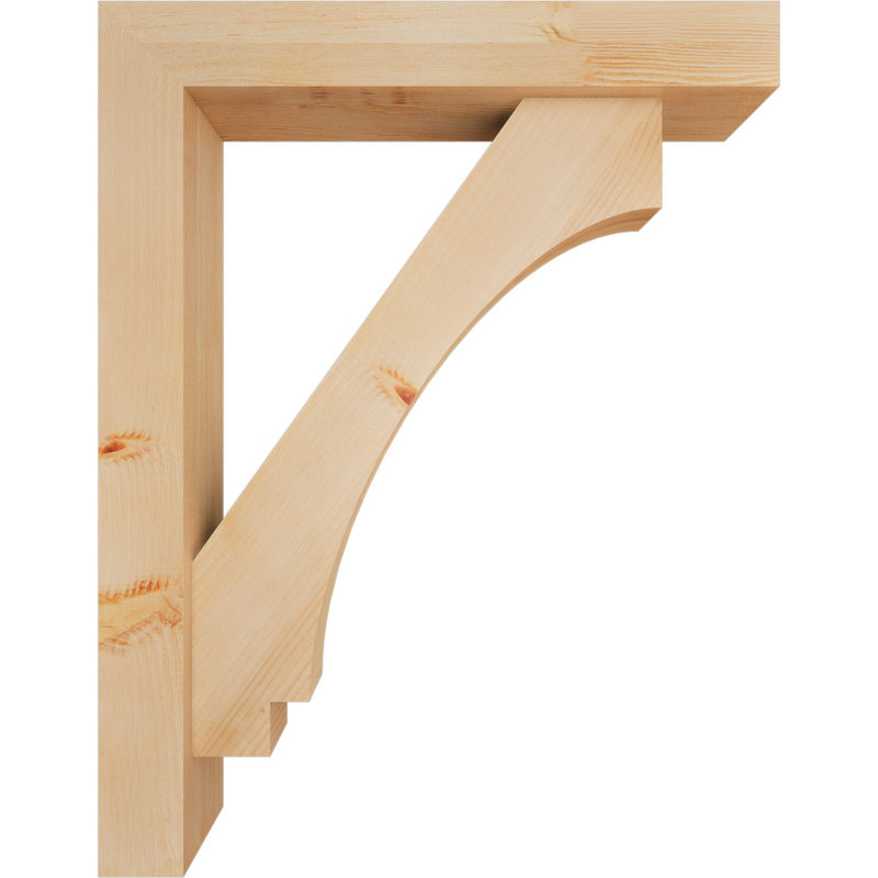 Support de bloc impérial avec entretoise décalée, 36 x 28, Sapin Douglas de l 5 1/2 po (lisse)