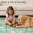 6x9 Floral Area Rug, Washable Non Slip Foldable Rug for Dining Room Office, Green-1369980594-1369980623