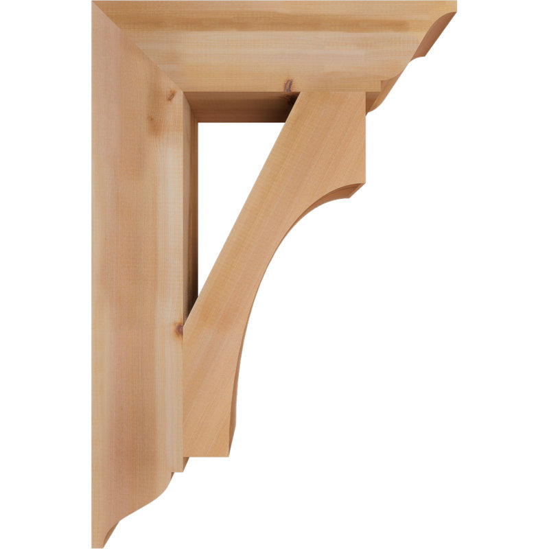 Support traditionnel Westlake, Cèdre rouge de l'Ouest, Lisse, H 36 po x l 5,5 po x P 24 po