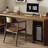 Dark Walnut Rectangular Solid Wood Writing desk-377118117