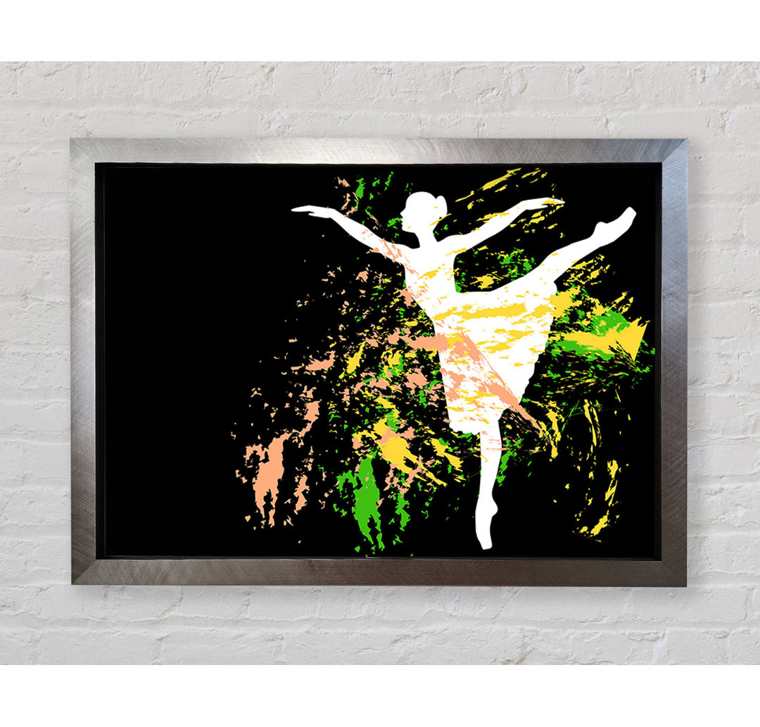 Regenbogen Ballerina 3 - Druck