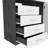 Khenadi Peru 4 Drawer Dresser with Vertical Cupboard & Open Shelf-68146878
