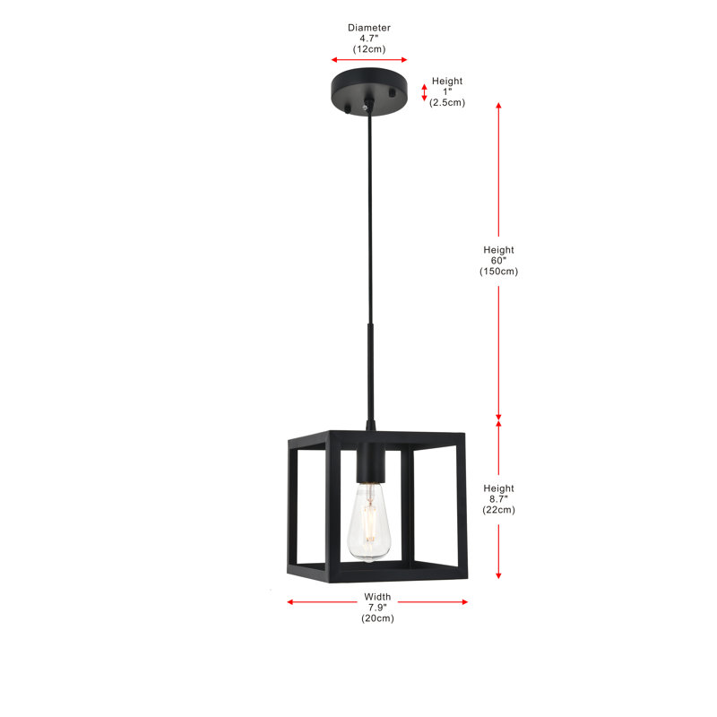 Enciso 1 - Light Pendant, Black