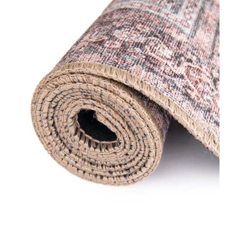 Bungalow Rose Abigail Timeless Rug, Carré 7 pi 10 po x 7 pi 10 po