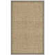 Auckland Bamboo Slat/Seagrass Natural/Gray Area Rug