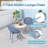All-Weather PP Plastic Lounge Chairs 2-Pack - Lightweight Modern Design for Patio, Beach, Indoor & Outdoor Use(Without table)-1053448536