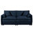 Oversized Chenille Loveseat Sofa-1556656644
