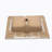28" X 19" White Rectangular Single Vanity Top With 1 Faucet Hole And Overflow(Sink Only)