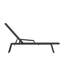 Chaises longues ajustables en polyester enduit de PVC avec accoudoirs Aubreeann-87001993-124198348