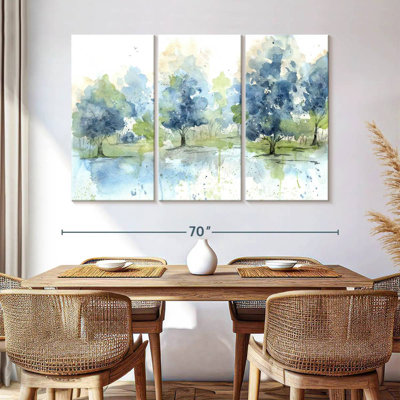 Paysage bleu délavé Avery