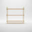 Rangement autoportant pour salle de bain 3 niveaux Zyshaun