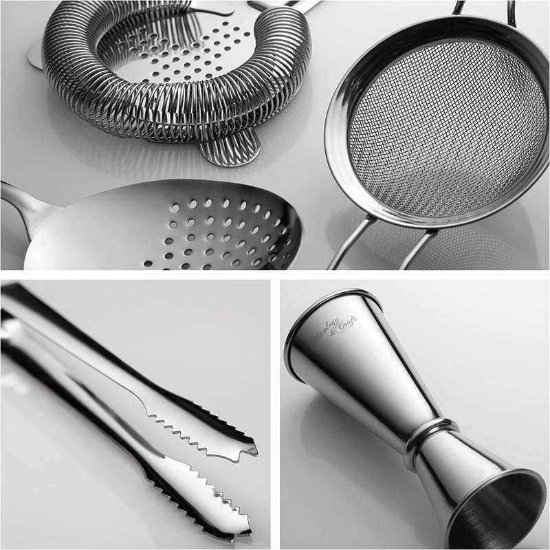28oz. Stainless Steel Drinking Glass Set