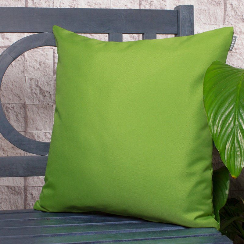icon Indoor-Outdoor Cushion, Lime Green