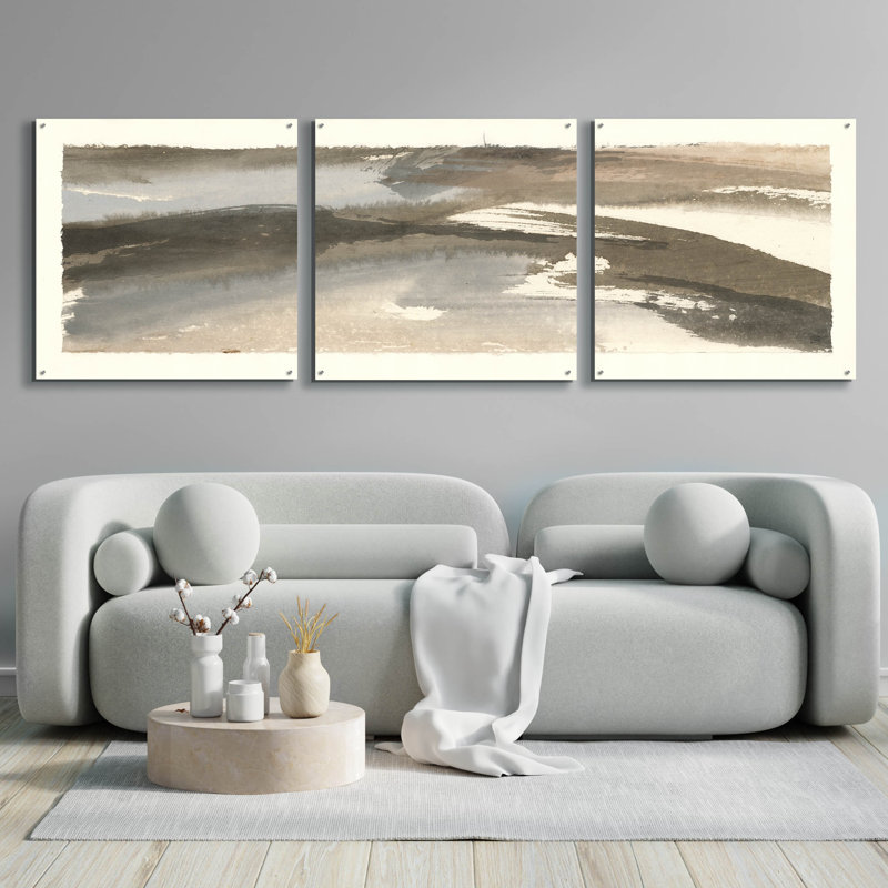 " Brushscape VI " by Chris Paschke, 36" H x 108" W