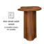 Table de bout en bois massif Paloma
