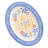 Hand Painted Dinnerware Set, Oval Platter (13.8"), Assorted