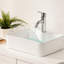 Lavabo de salle de bain rectangulaire en céramique - 19 po x 15 po, blanc, moderne, teinté, comptoir blanc moderne 19 x 15 po, fixation